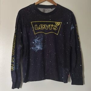 Levi's Star Wars Purple Galaxy Long Sleeve Shirt